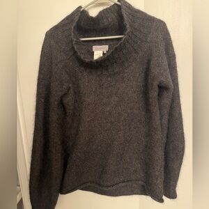 🌟Archive Vintage🌟 YOHJI YAMAMOTO Gray Wool Pullover Off-shoulder Sweater